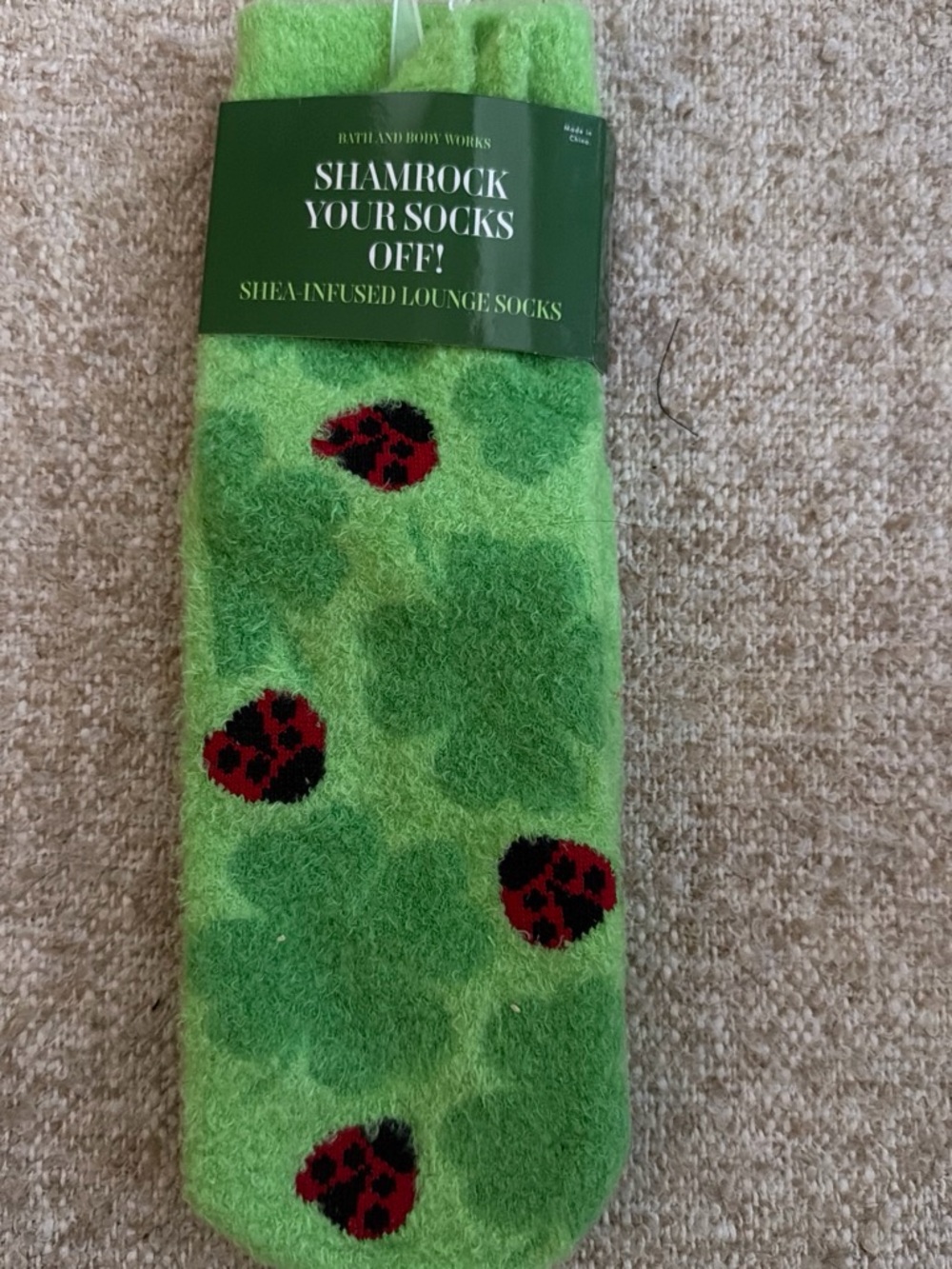 Sock product label